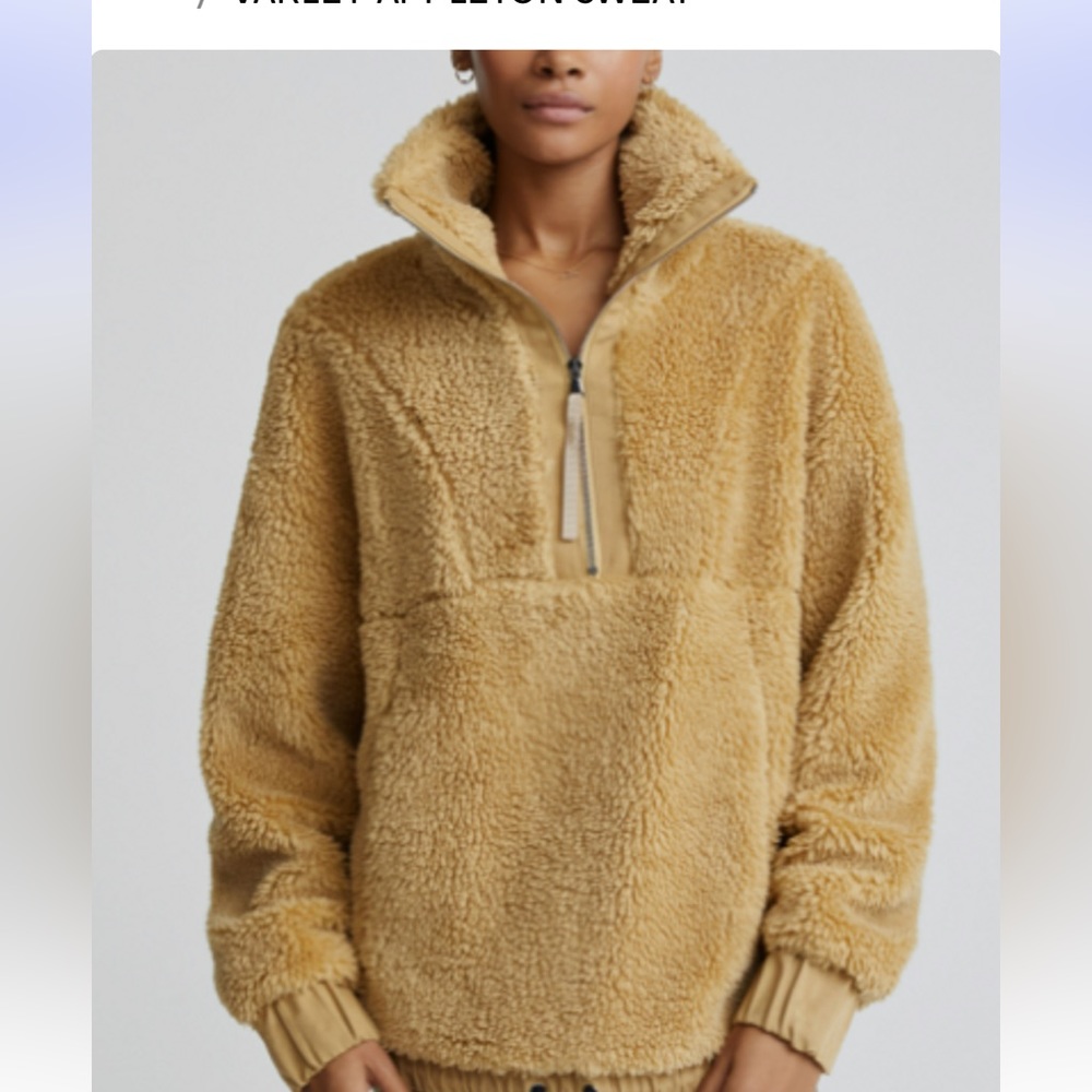 Varley half zip sweater